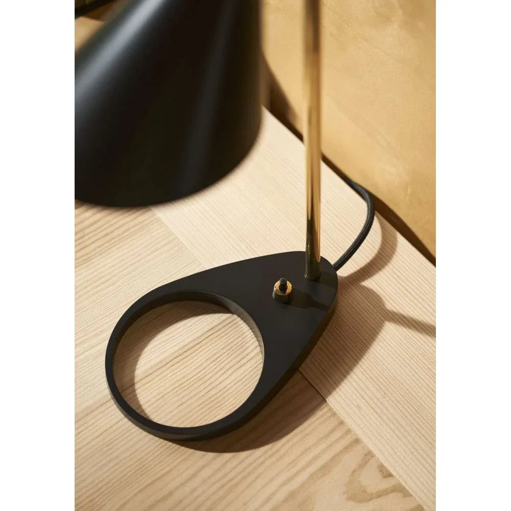 Louis Poulsen Aj Mini Table Lamp, Brass/Black