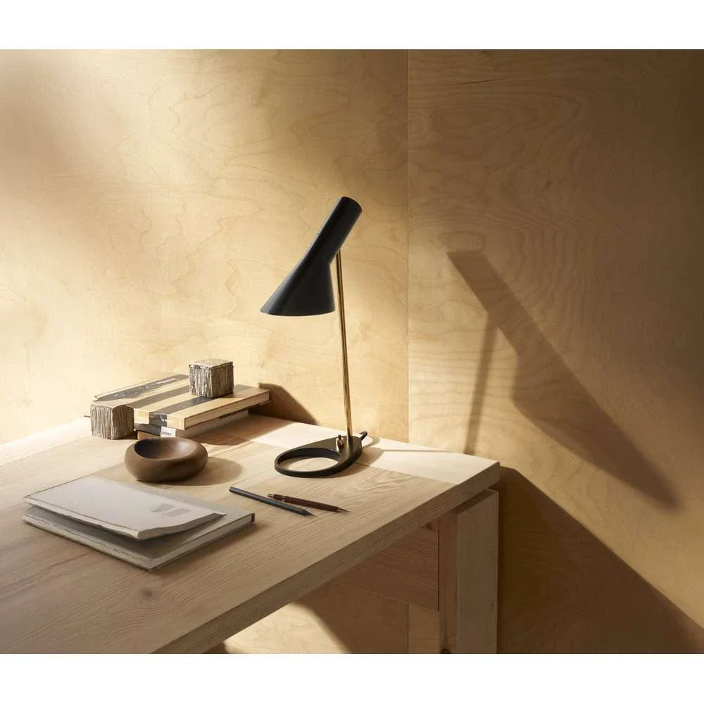 Louis Poulsen Aj Mini Table Lamp, Brass/Black
