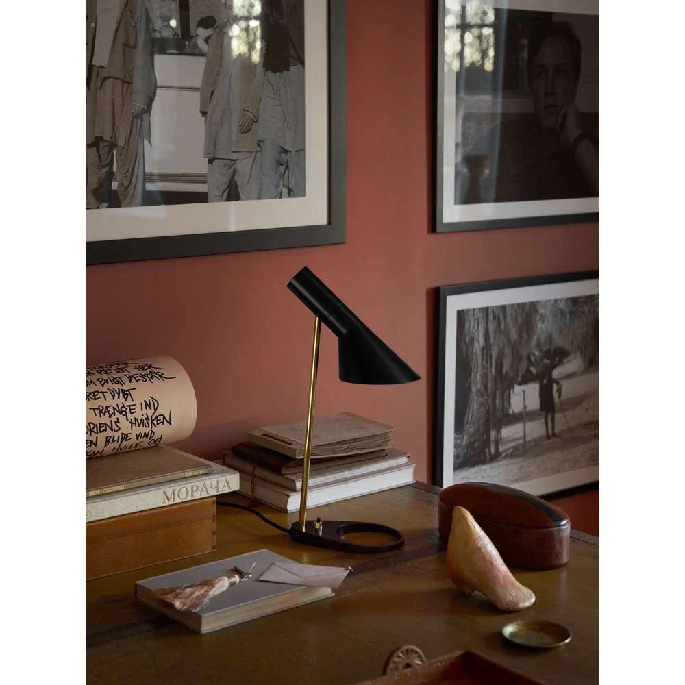 Louis Poulsen Aj Mini Table Lamp, Brass/Black