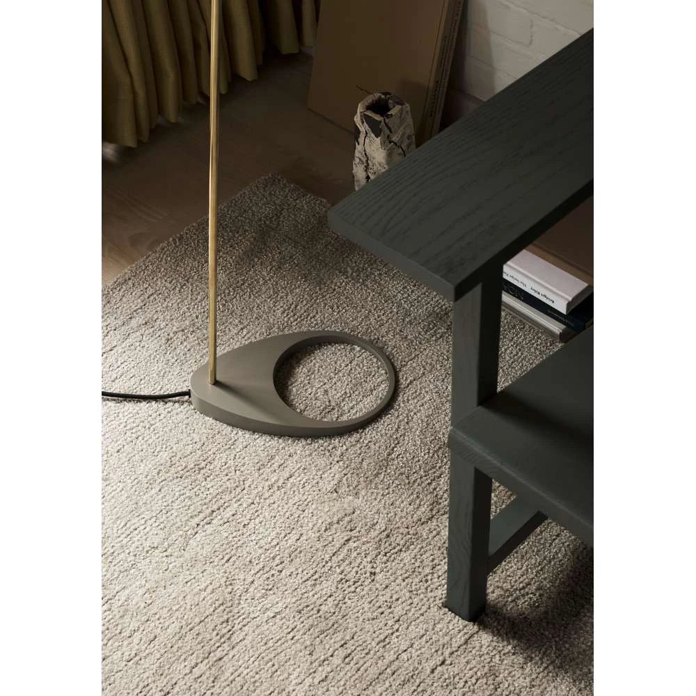 Louis Poulsen Aj Floor Lamp, Brass/Warm Grey