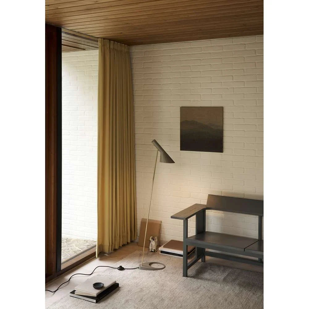 Louis Poulsen Aj Floor Lamp, Brass/Warm Grey