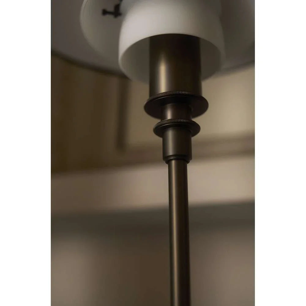 Louis Poulsen Ph3/2 Table Lamp, Aged Brass/Opal Glass