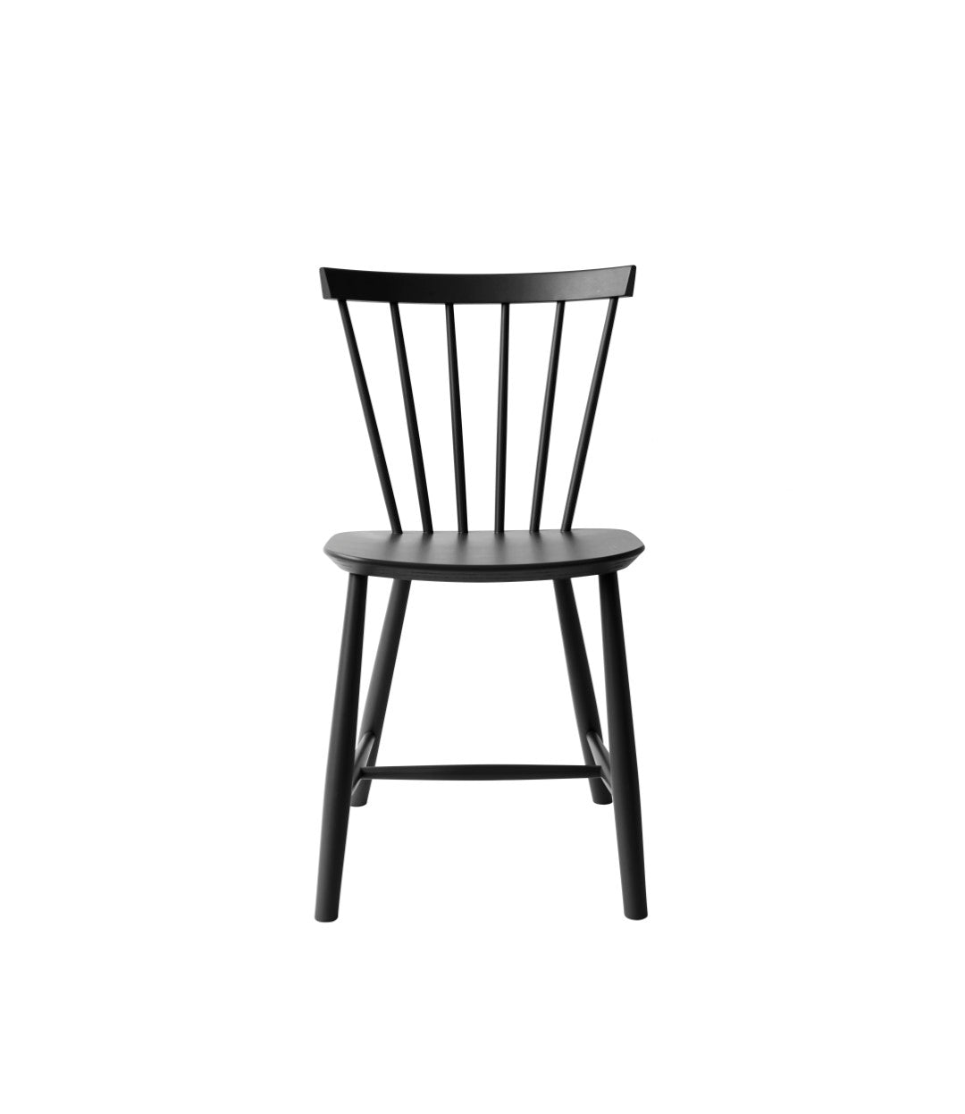 Fdb Møbler Poul M. Volther J46 Stuhl Nordic Swan Ecolabel Buche, Tiefschwarz