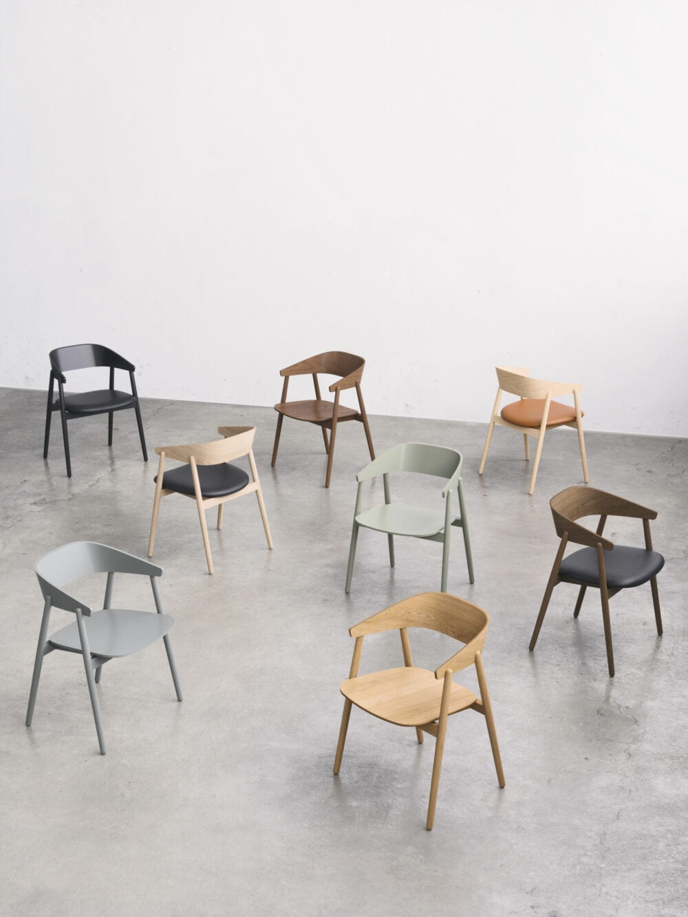 Andersen Furniture AC2 Armchair Beech, White Pigmented Lacquer