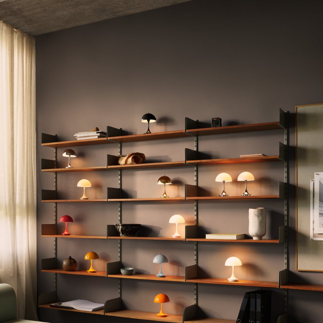 Louis Poulsen Panthella 160 Portable Table Lamp V3, Opaque Coral