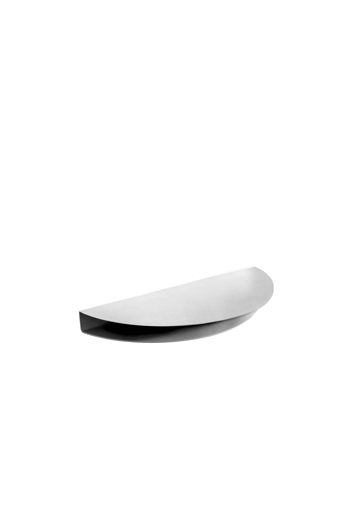 Moebe Half Moon Shelf 20x40 Cm, Stainless Steel