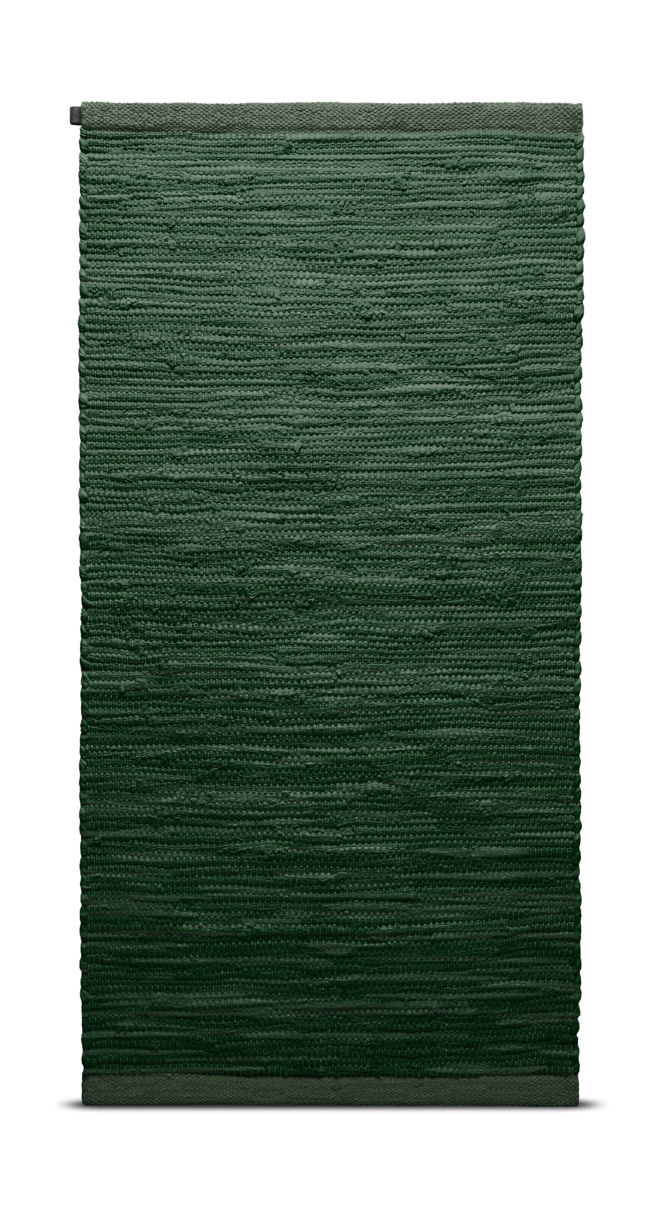 Rug Solid Cotton Rug 140 X 200 Cm, Moss