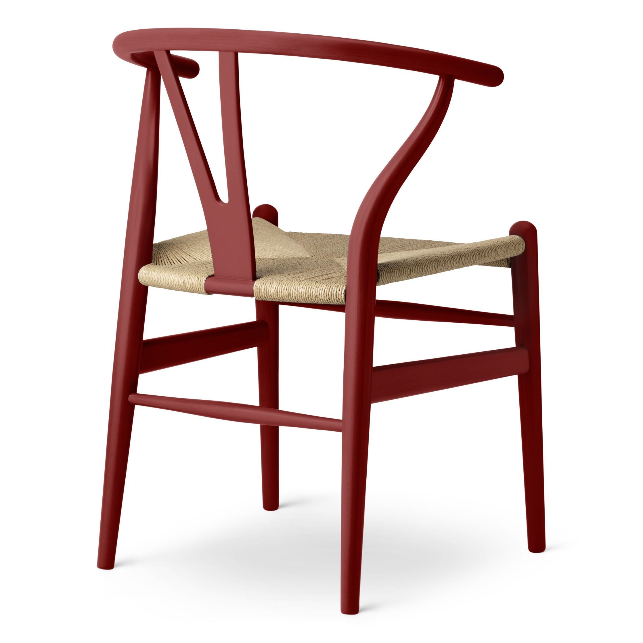 Carl Hansen CH24 Wishbone Chair Oak, Falu Rot/Naturkabel