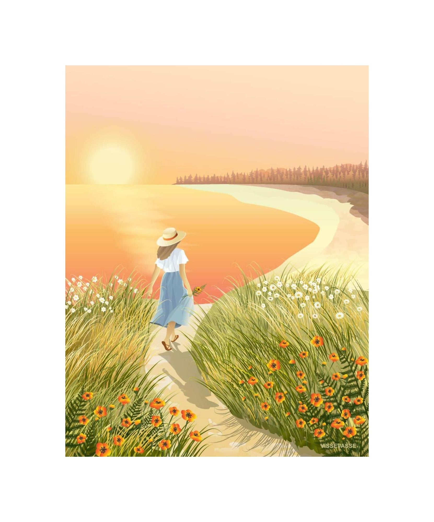 Vissevasse The Bay Poster Poster, 15x21 Cm