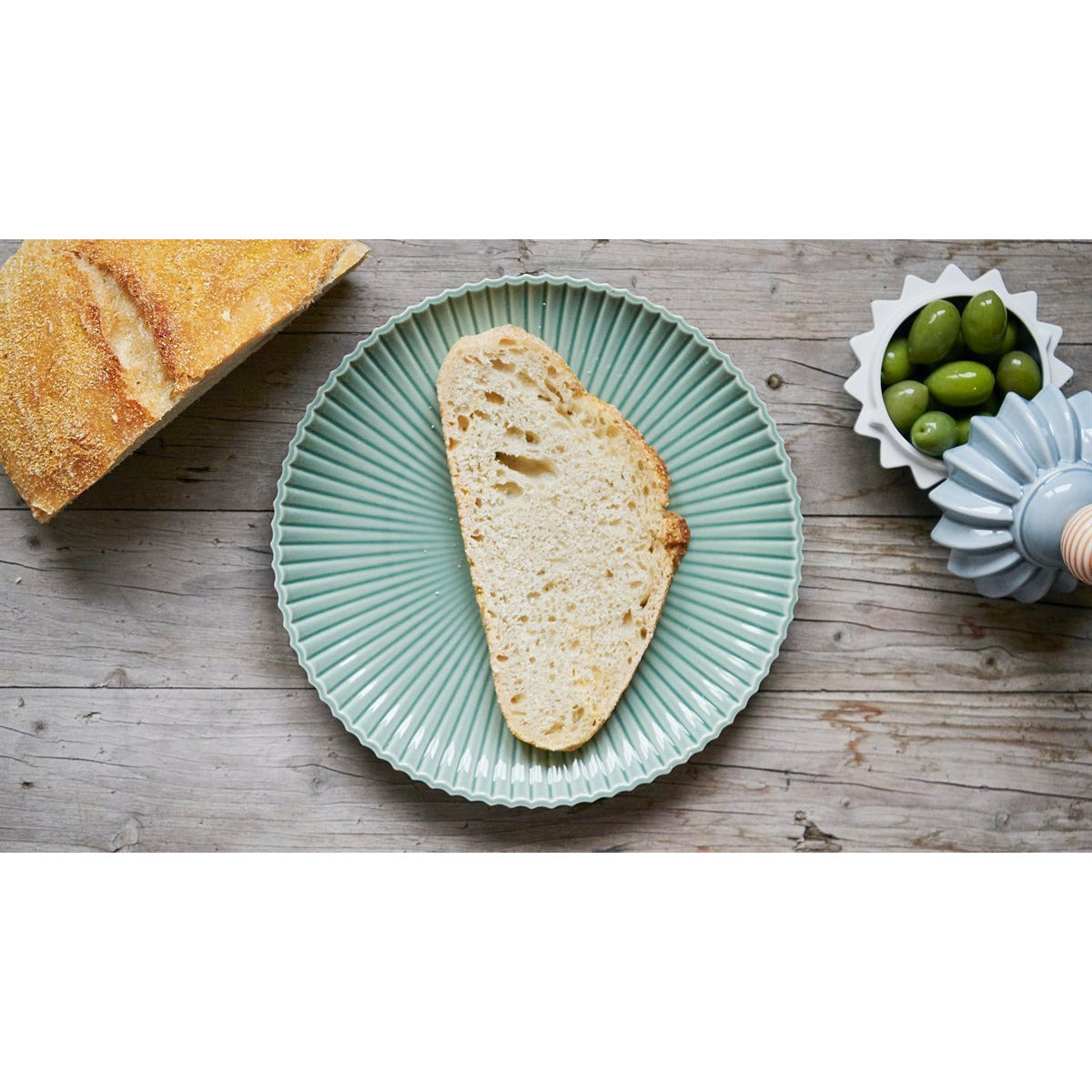 Dottir Samsurium Plate Green, 26,6cm