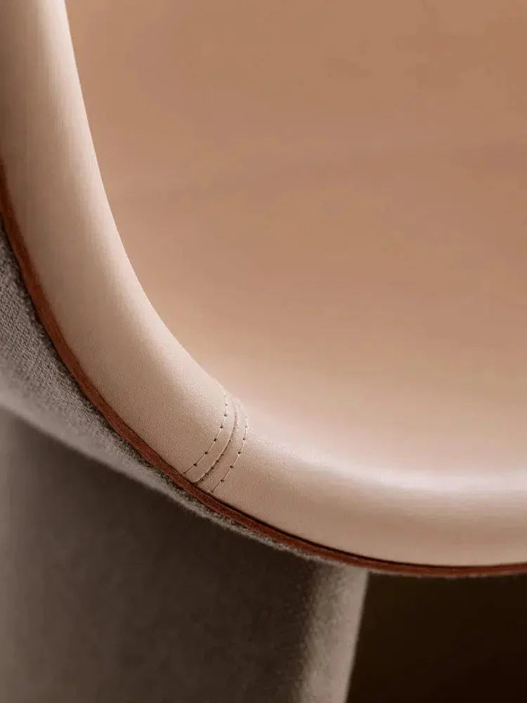Fritz Hansen Monolit™ Cm230 Lounge Chair, Dark Orange/Dark Orange