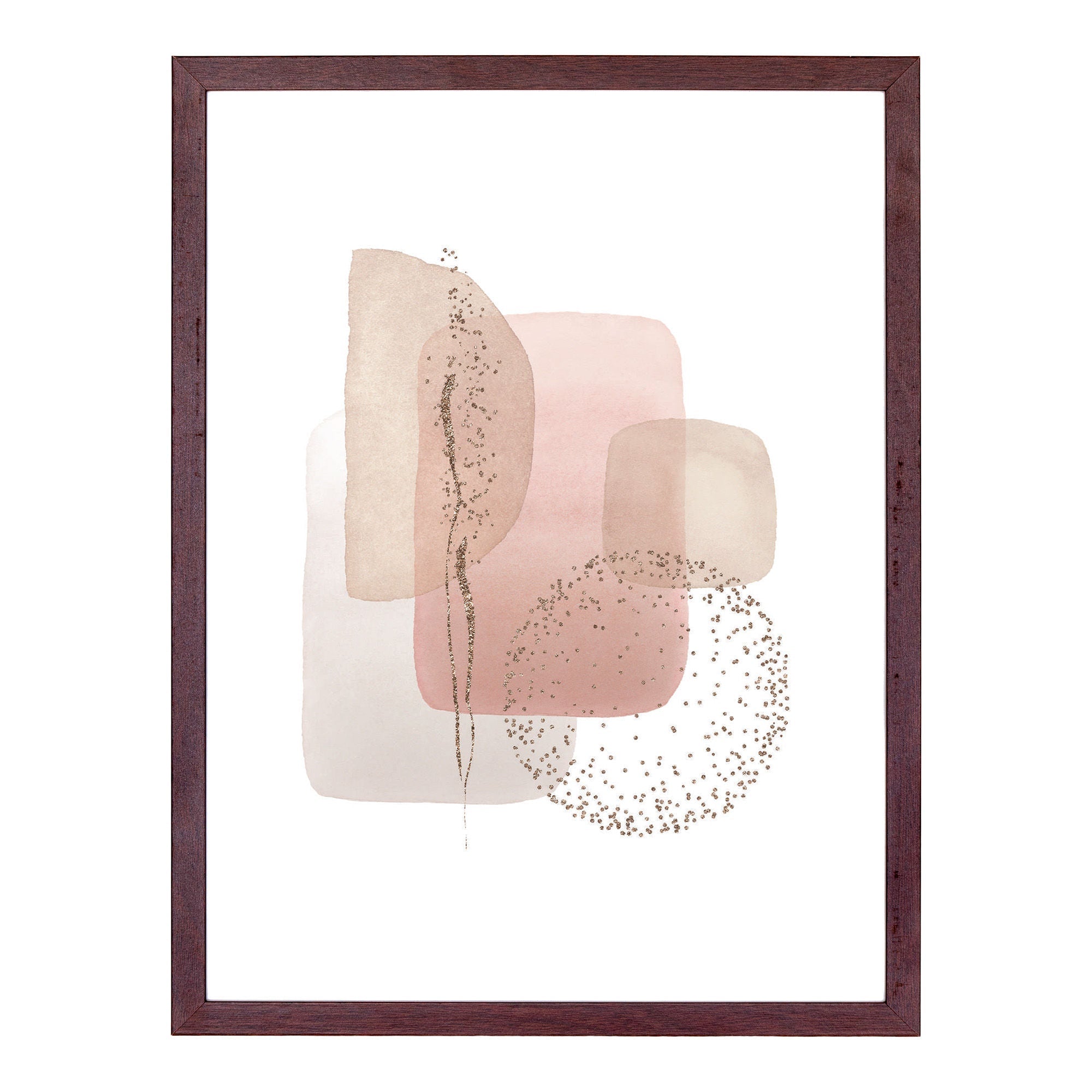 House Nordic Aspen Frame Set, Dark Brown, Set Of 3