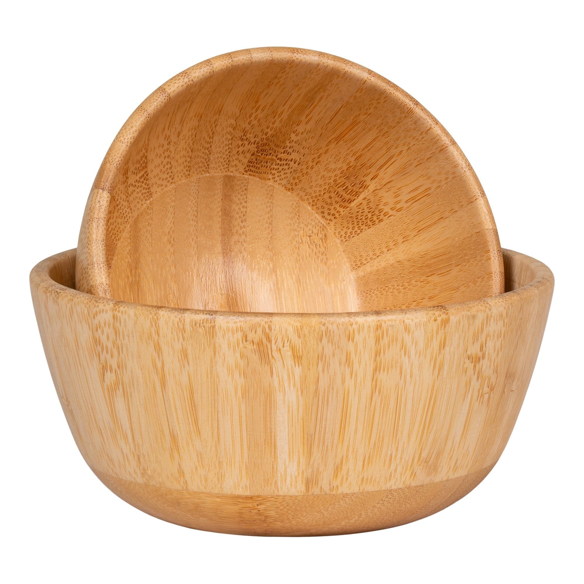 House Nordic Chefalu Bowl, Bamboo, Natural, Set Of 2