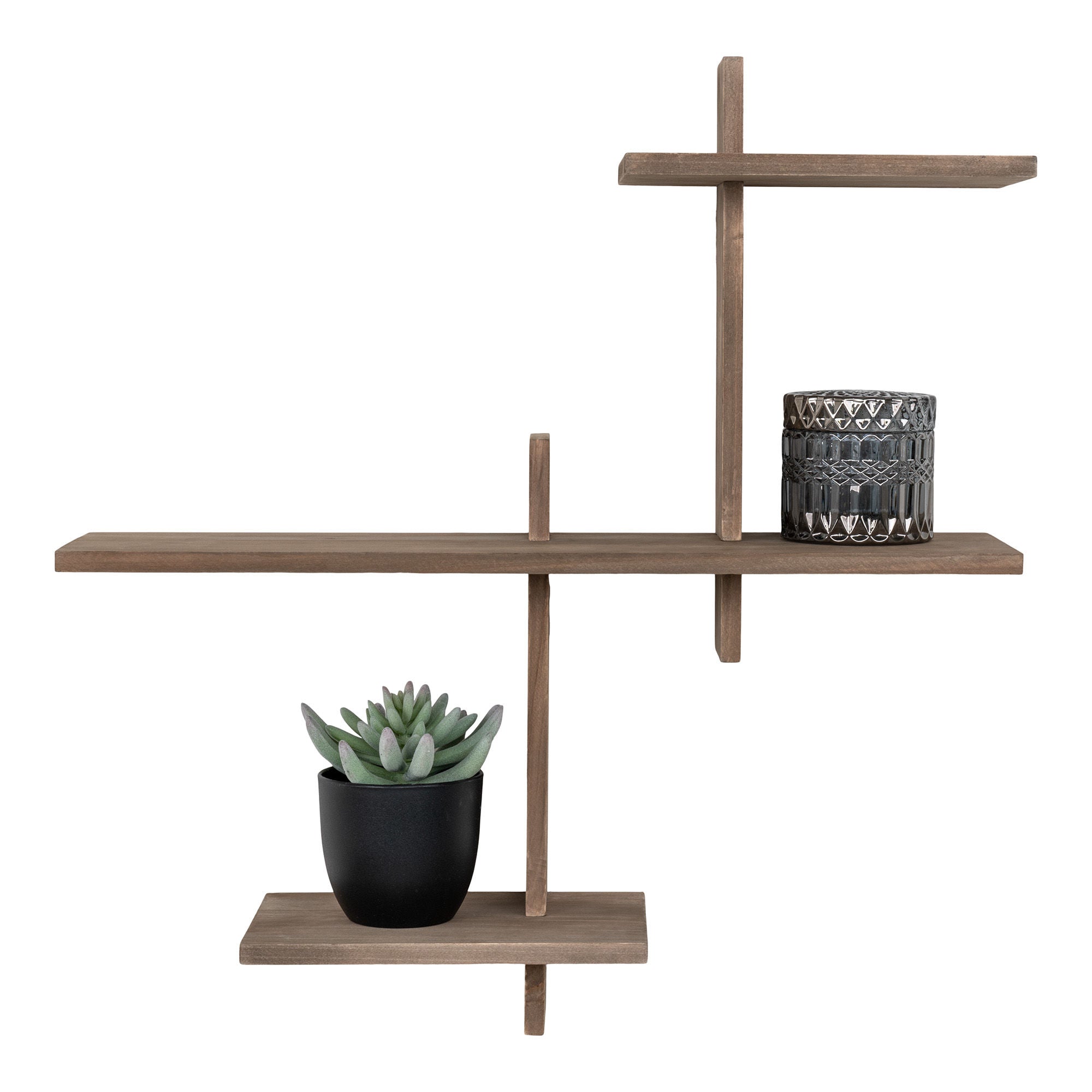 House Nordic Gavi Shelf, Pinewood, 53x15x56 Cm