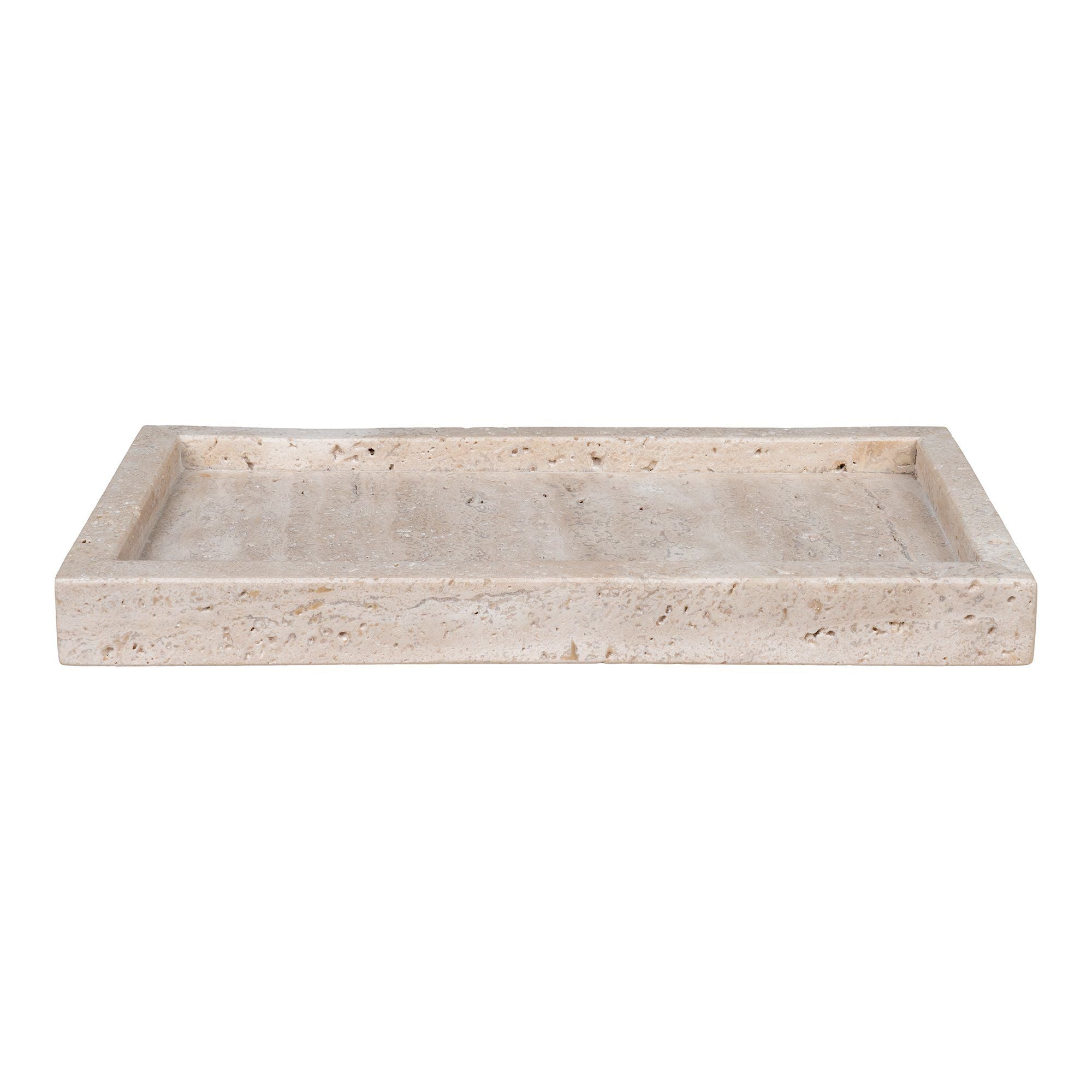 House Nordic Tray, Travertine, Natural, 30,5x15 Cm