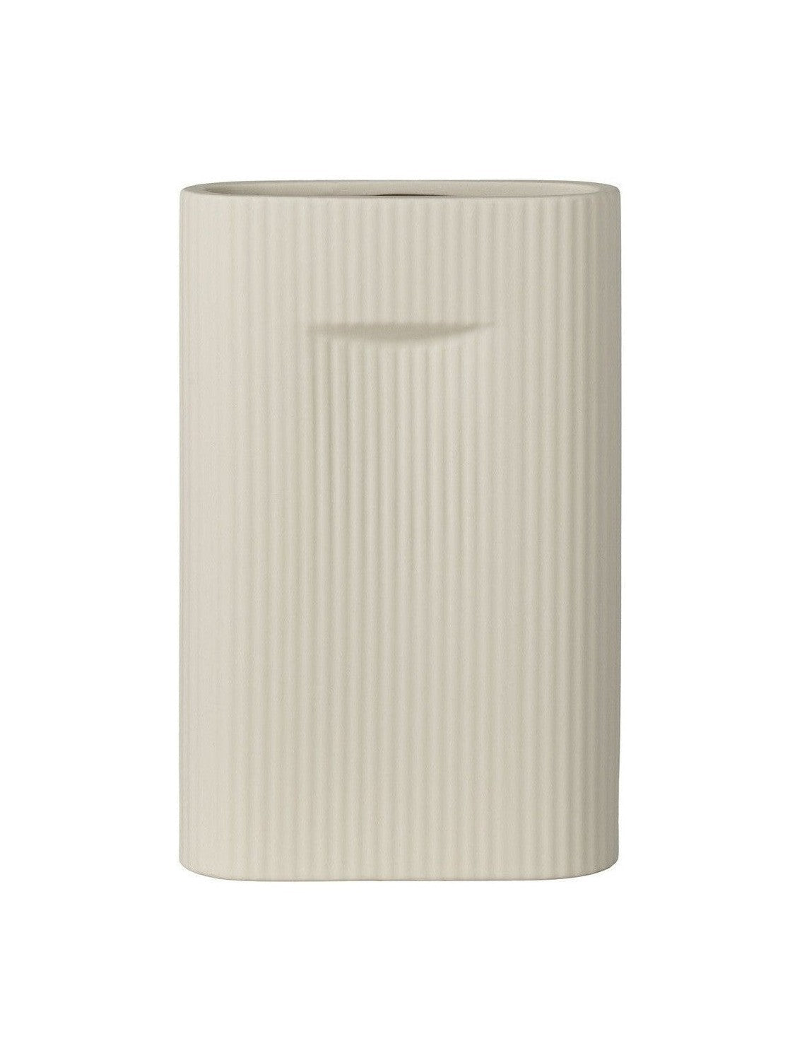 House Nordic Vase, Ceramic, Grey, 16,5x6,5x26 Cm