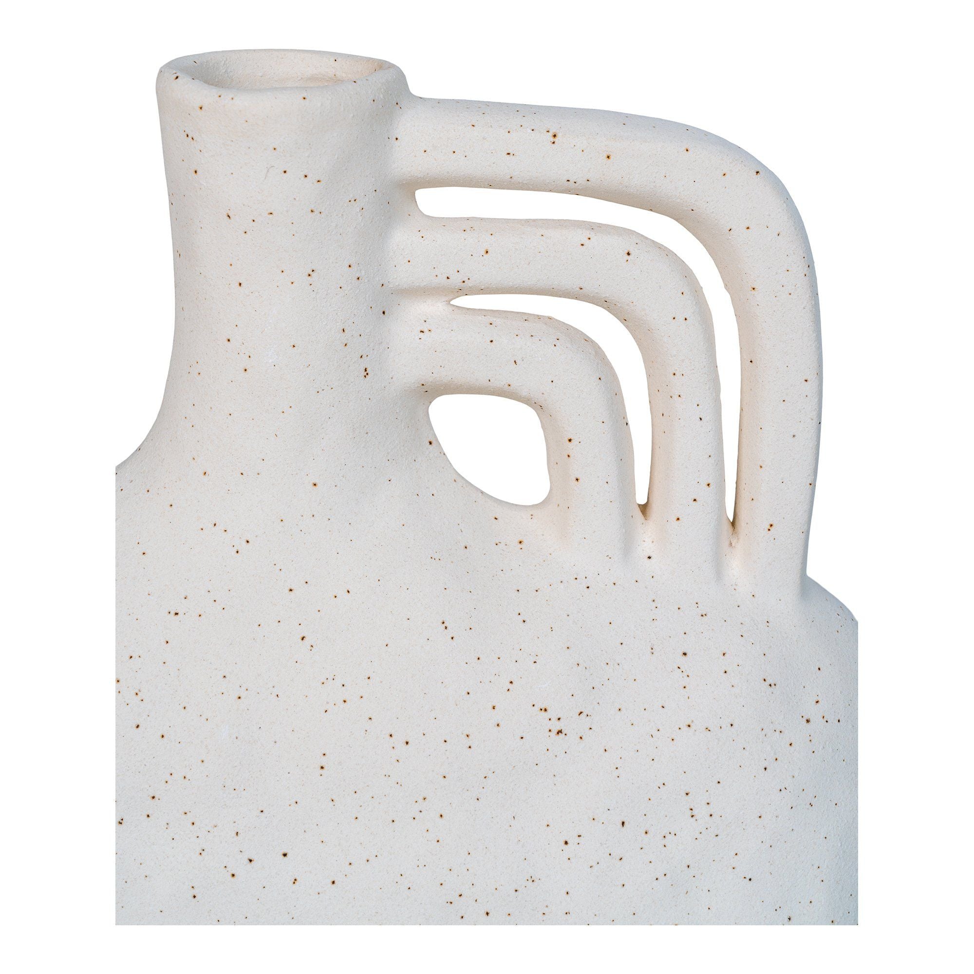 House Nordic Vase, Ceramic, Beige, 18,5x8x19,5 Cm
