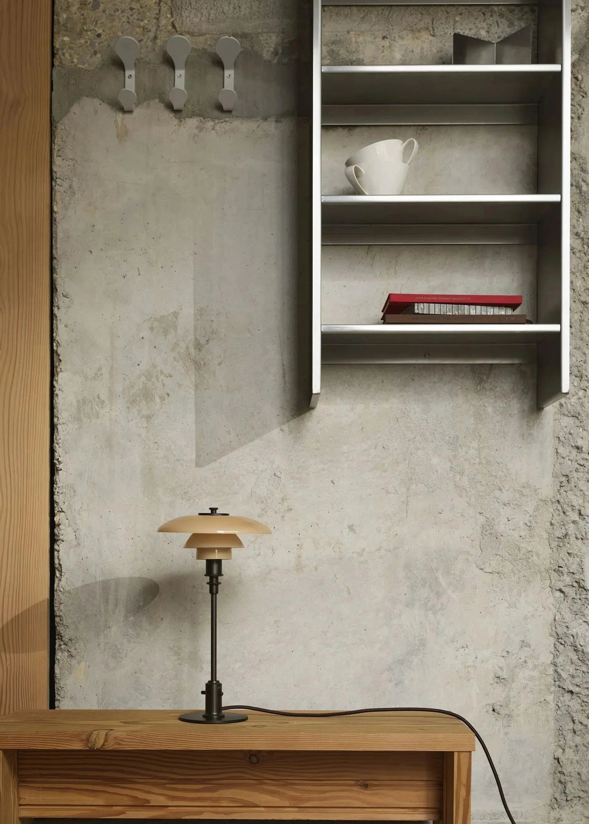 Louis Poulsen Ph 2/1 Table Lamp, Dusty Terracotta