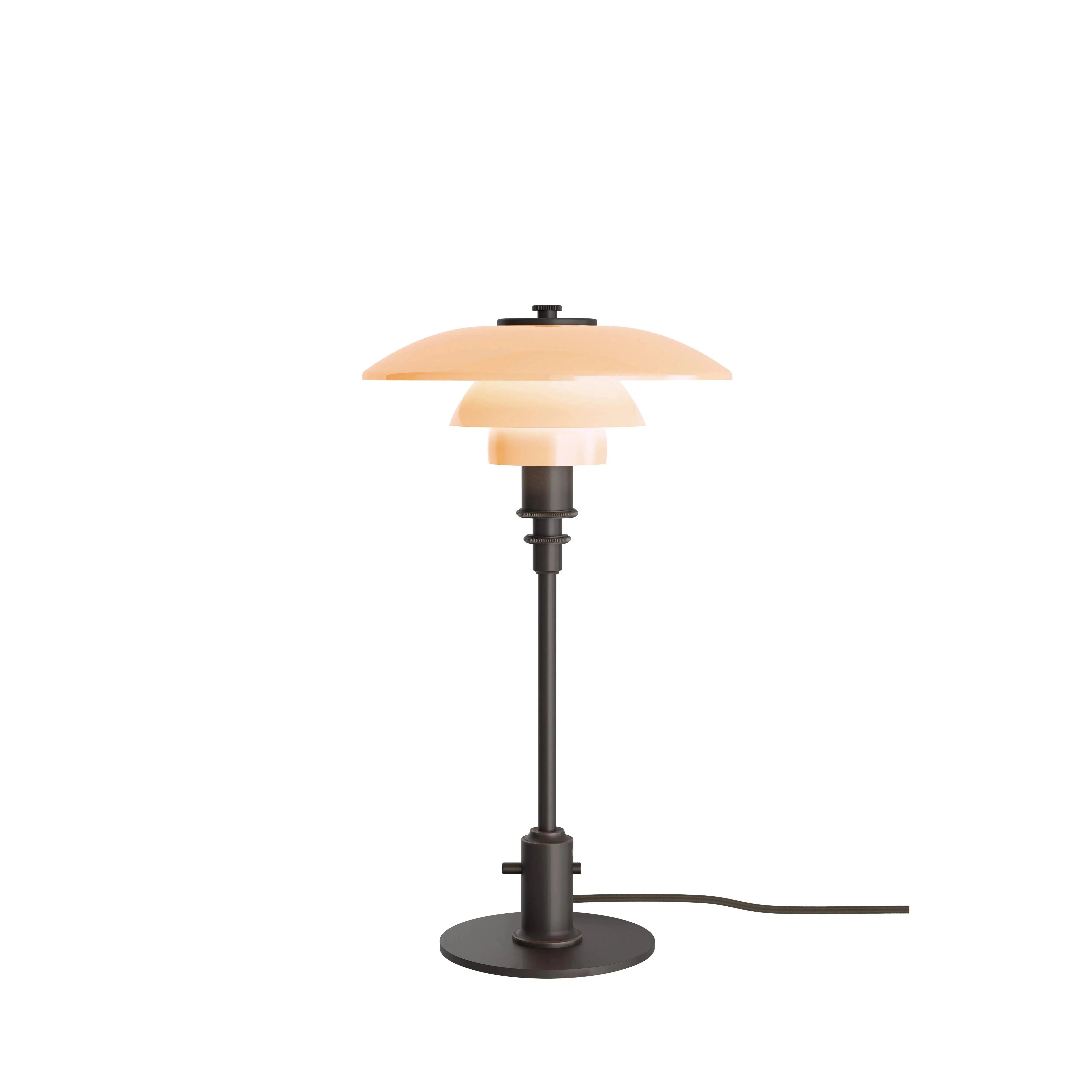 Louis Poulsen Ph 2/1 Table Lamp, Dusty Terracotta