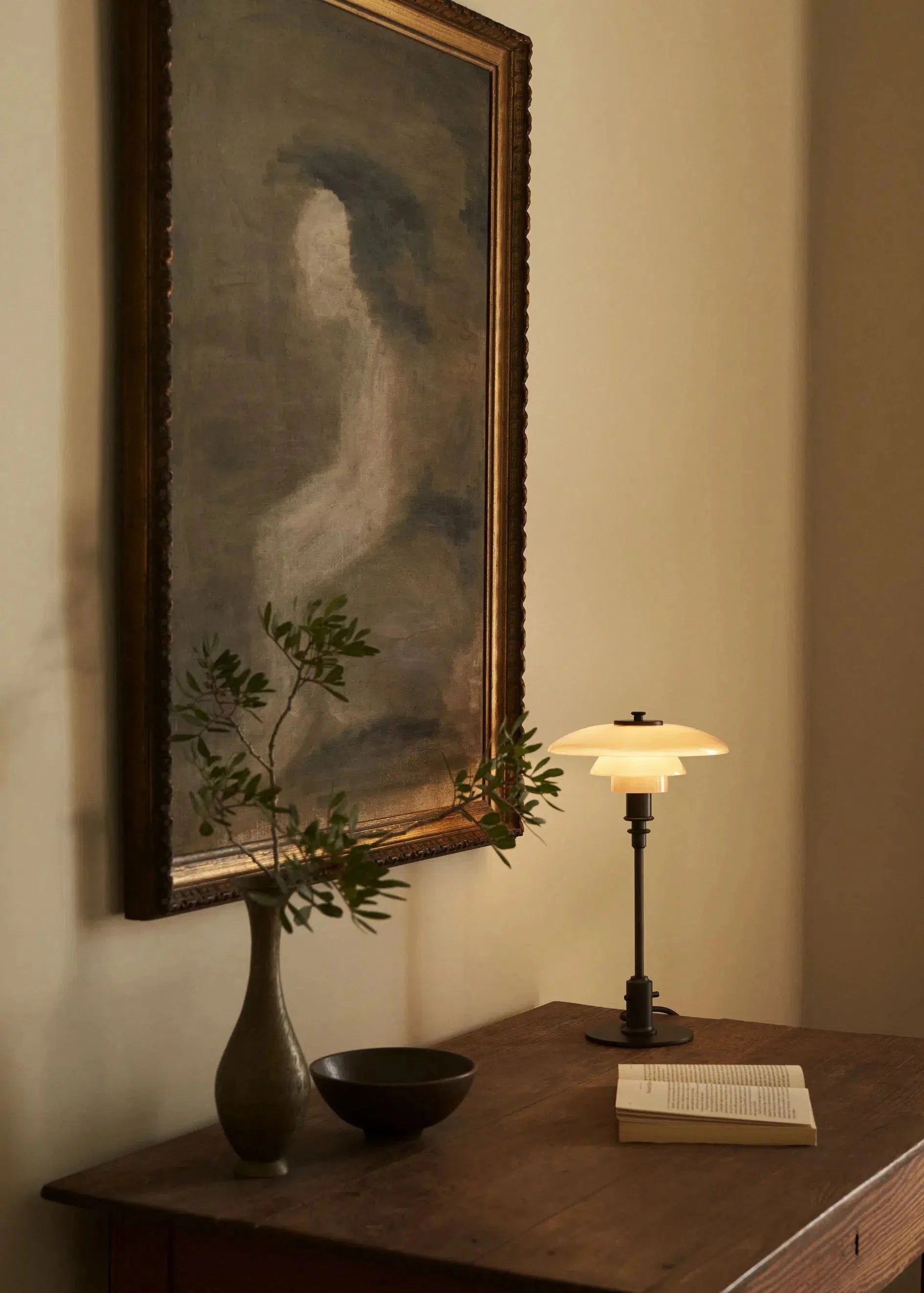 Louis Poulsen Ph 2/1 Table Lamp, Dusty Terracotta