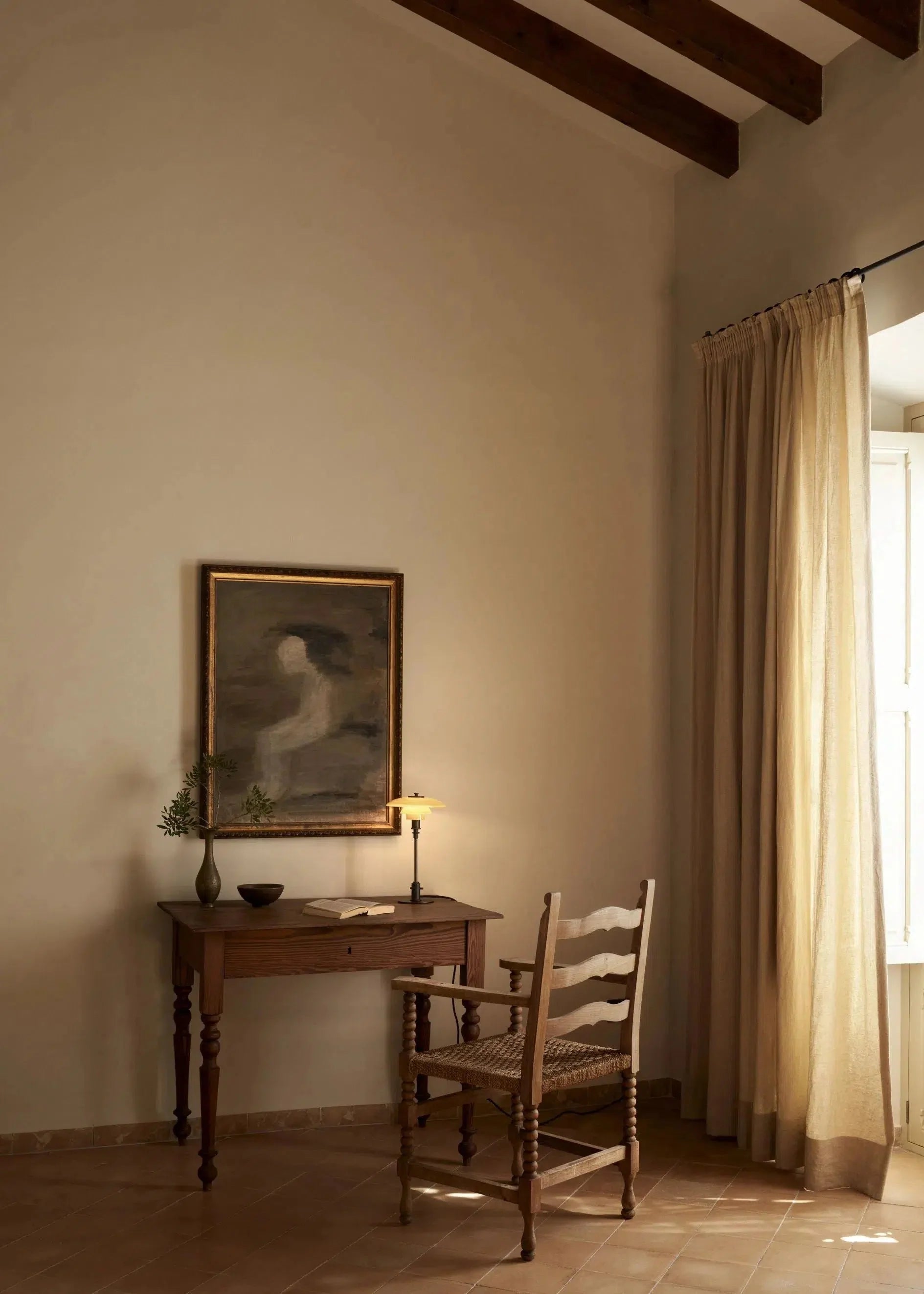 Louis Poulsen Ph 2/1 Table Lamp, Dusty Terracotta
