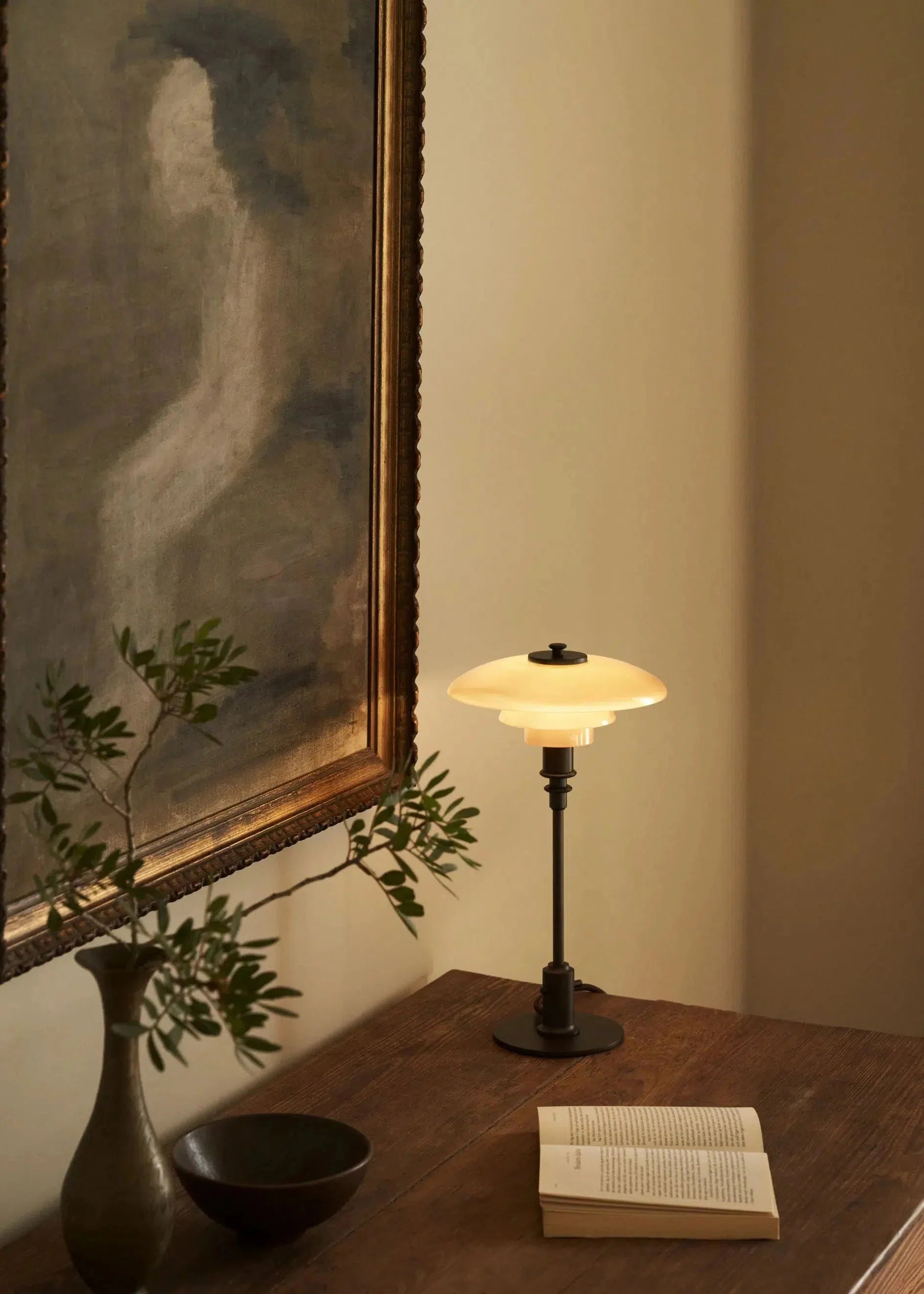 Louis Poulsen Ph 2/1 Table Lamp, Dusty Terracotta