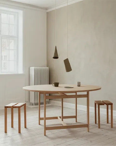 Moebe Round Dining Table ø130 Cm, Oak