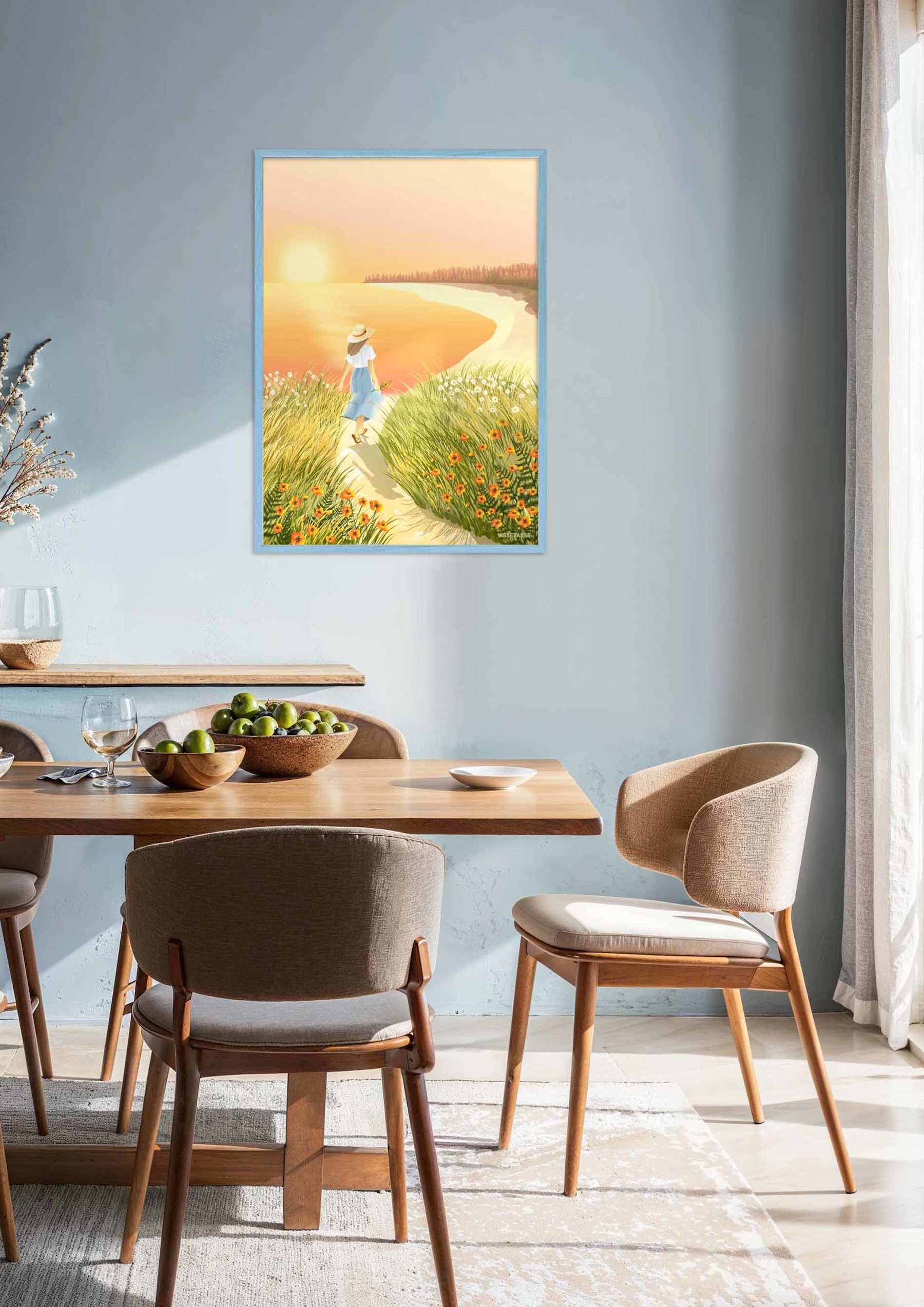 Vissevasse The Bay Poster Poster, 50x70 Cm