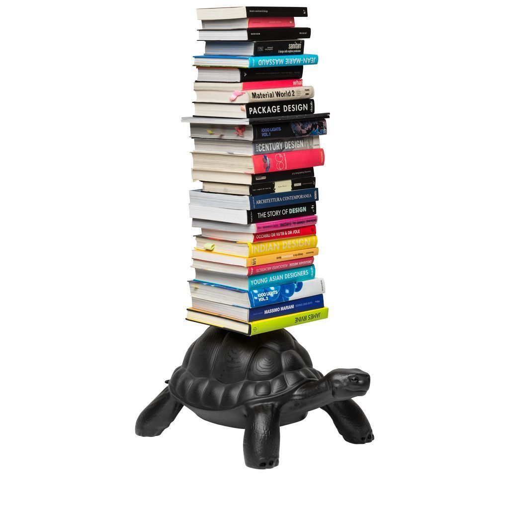 Qeeboo Turtle Carry Regal, schwarz