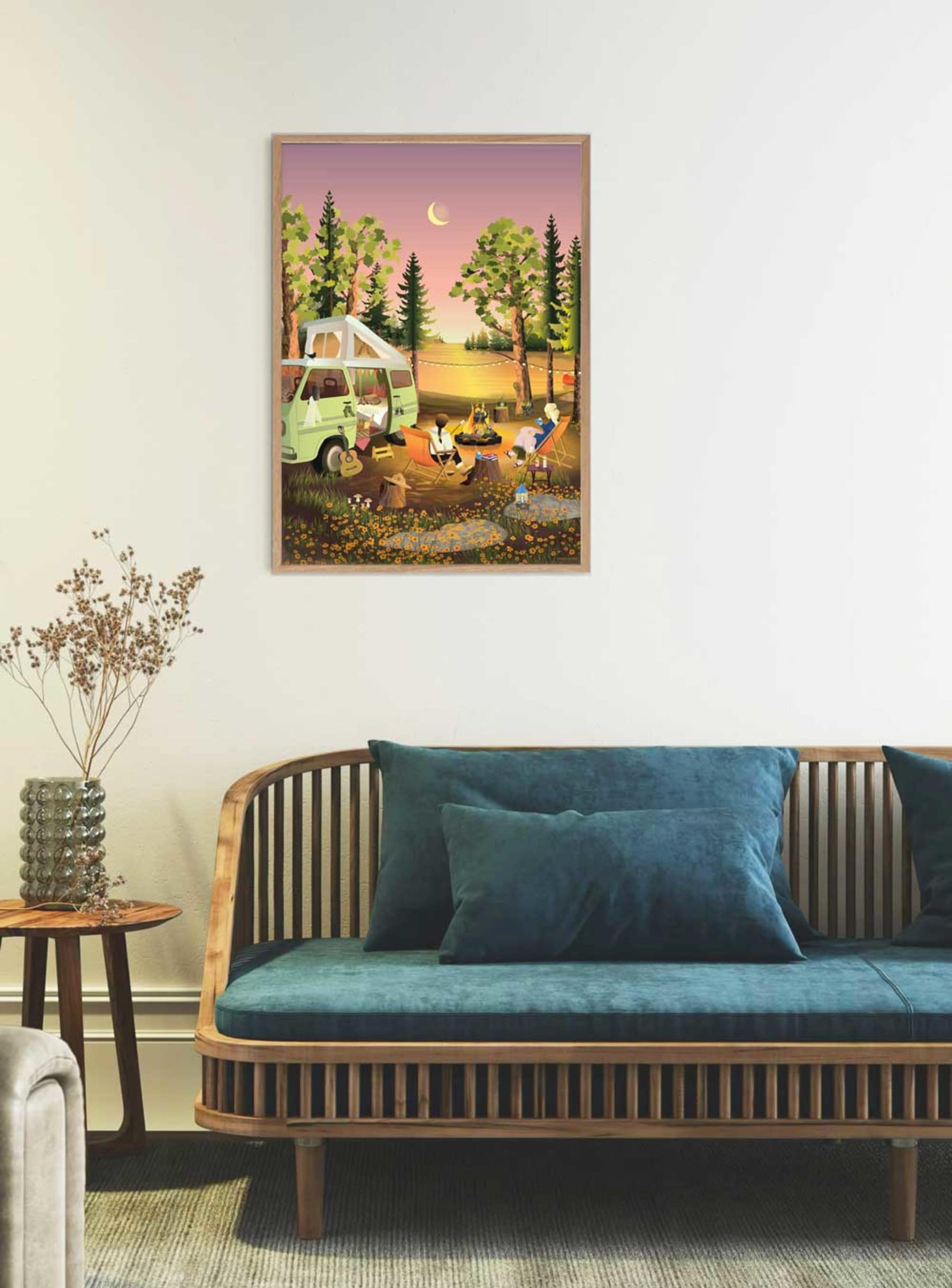 Vissevasse Van Life Poster, 50x70 Cm