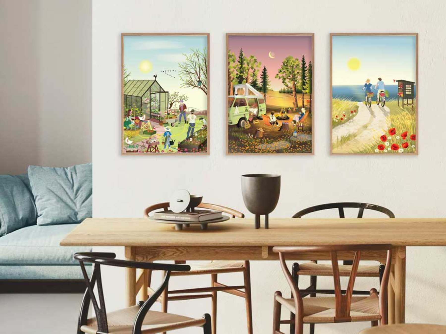Vissevasse Van Life Poster, 50x70 Cm