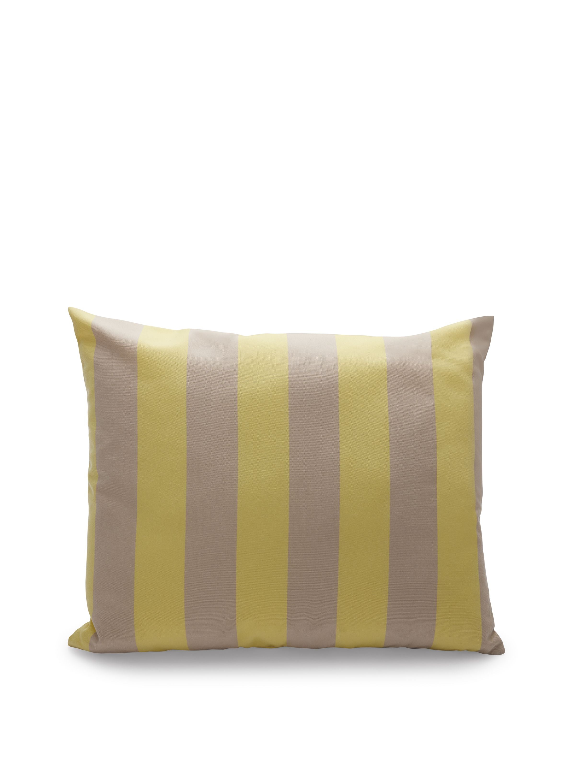 Skagerak Barriere Pillow 60x50 Cm, Lemon/Sand Stripe