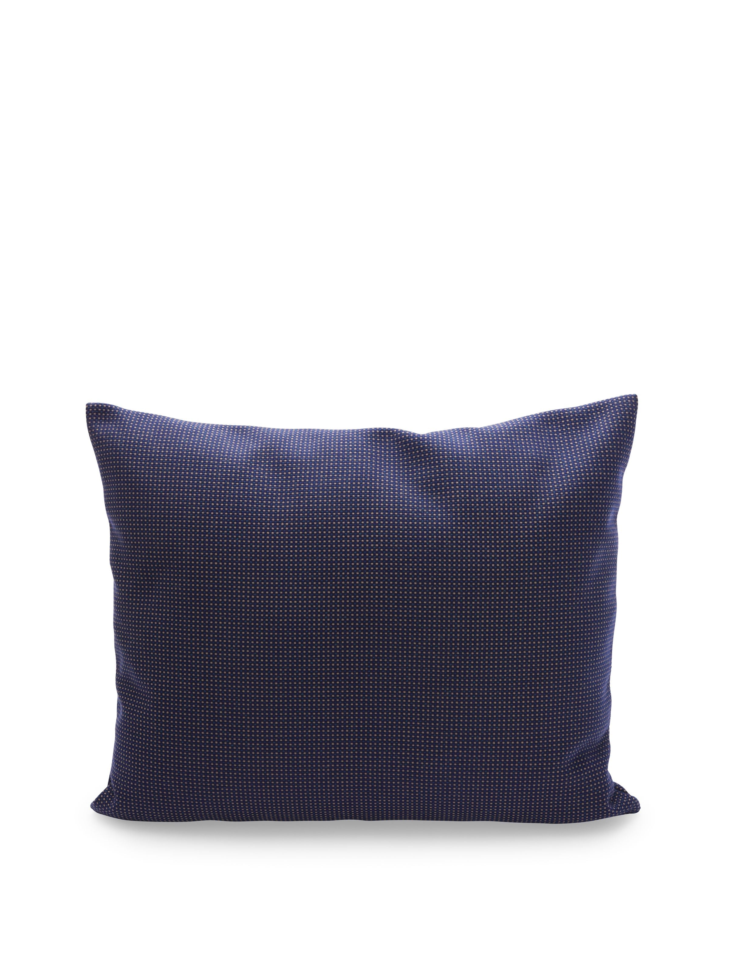 Skagerak Barriere Pillow 60x50 Cm, Dark Blue/Sand Checker