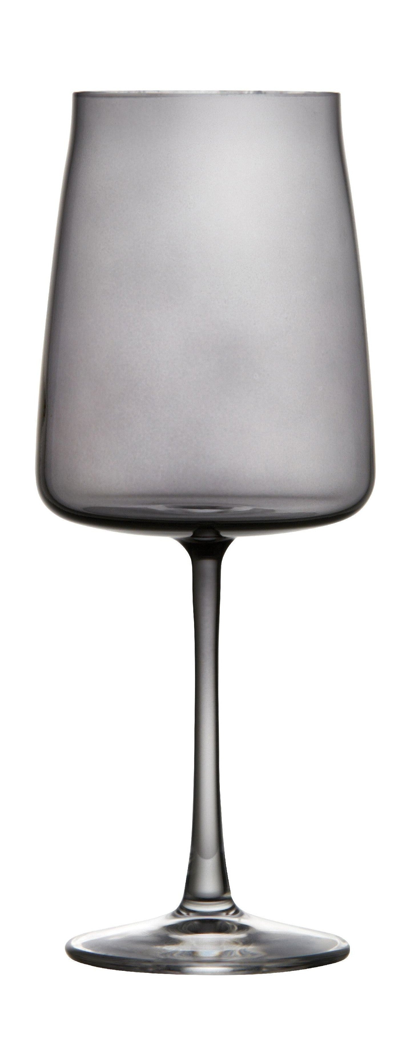 Lyngby Glas Krystal Zero Red Wine Glass 54 Cl 4 Pcs, Smoke