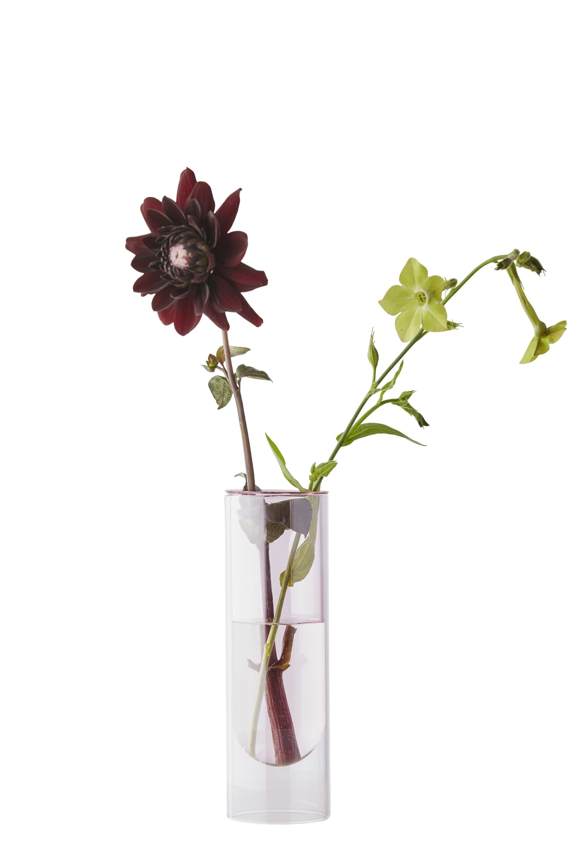 Studio About Flower Tube Vase 20 Cm, Rose