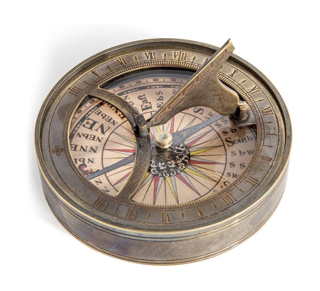 Authentic Models 18th C. Sundial & Compass