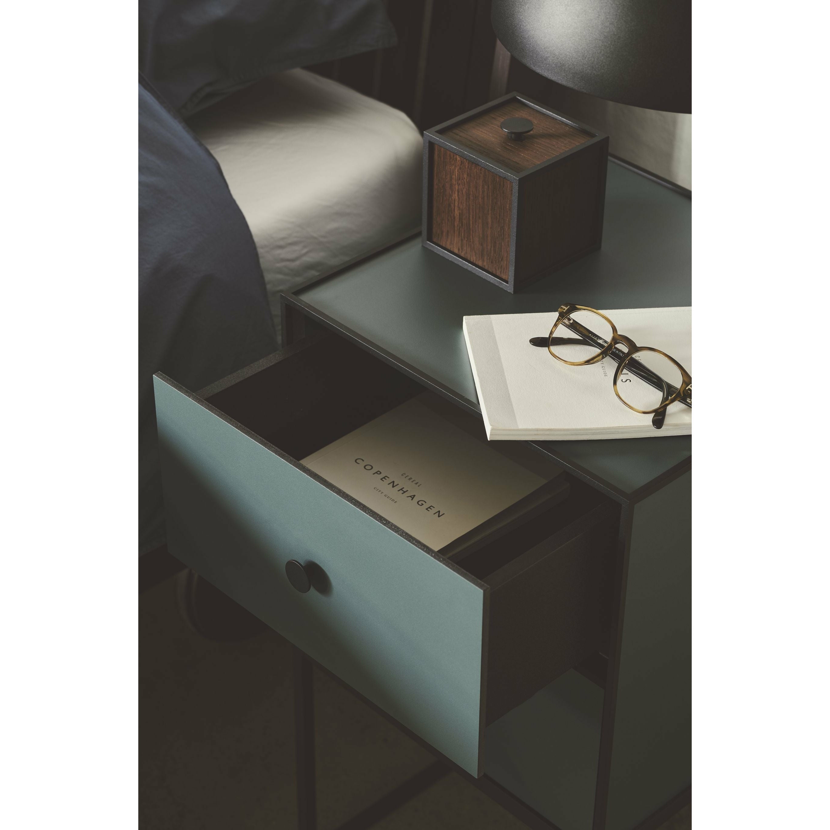 Audo Copenhagen Frame 35 module with two drawers, light grey