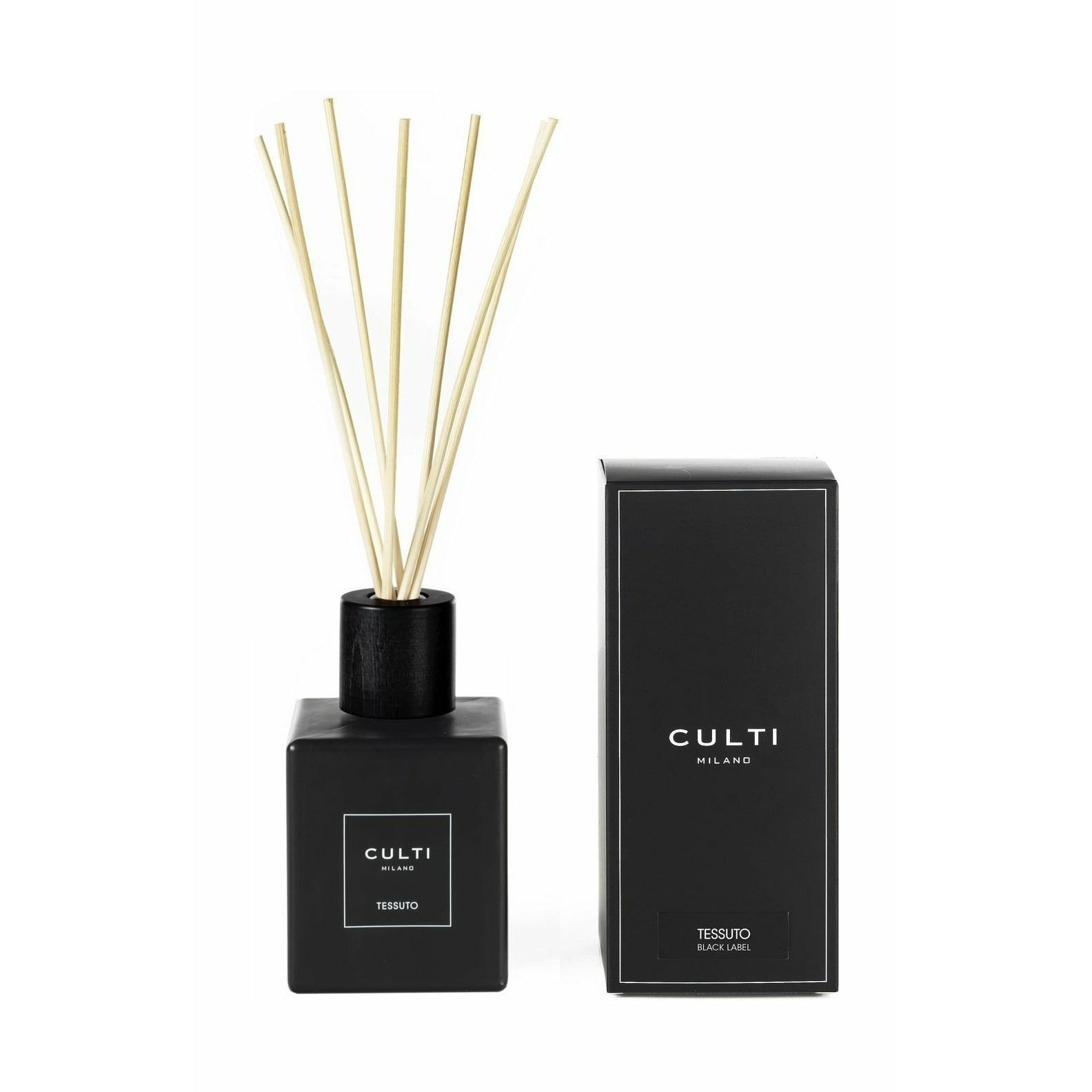 Culti Milano Decor Black Laber Fragrance Diffuser Tessuto, 500 Ml