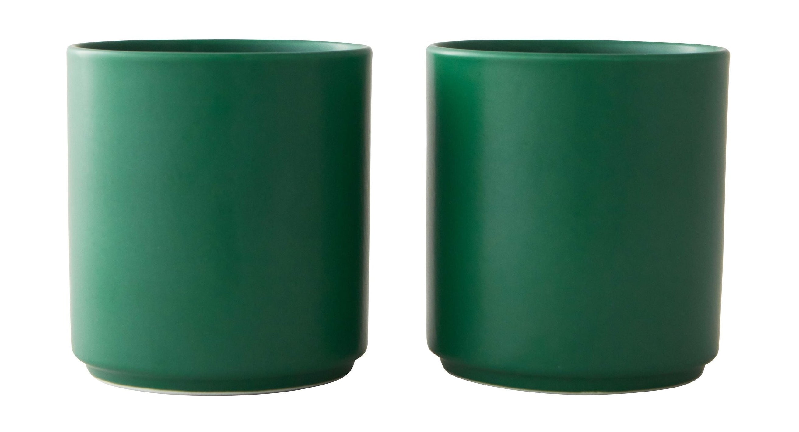 Design Letter's Favorite Mug Set Of 2, Grass Green