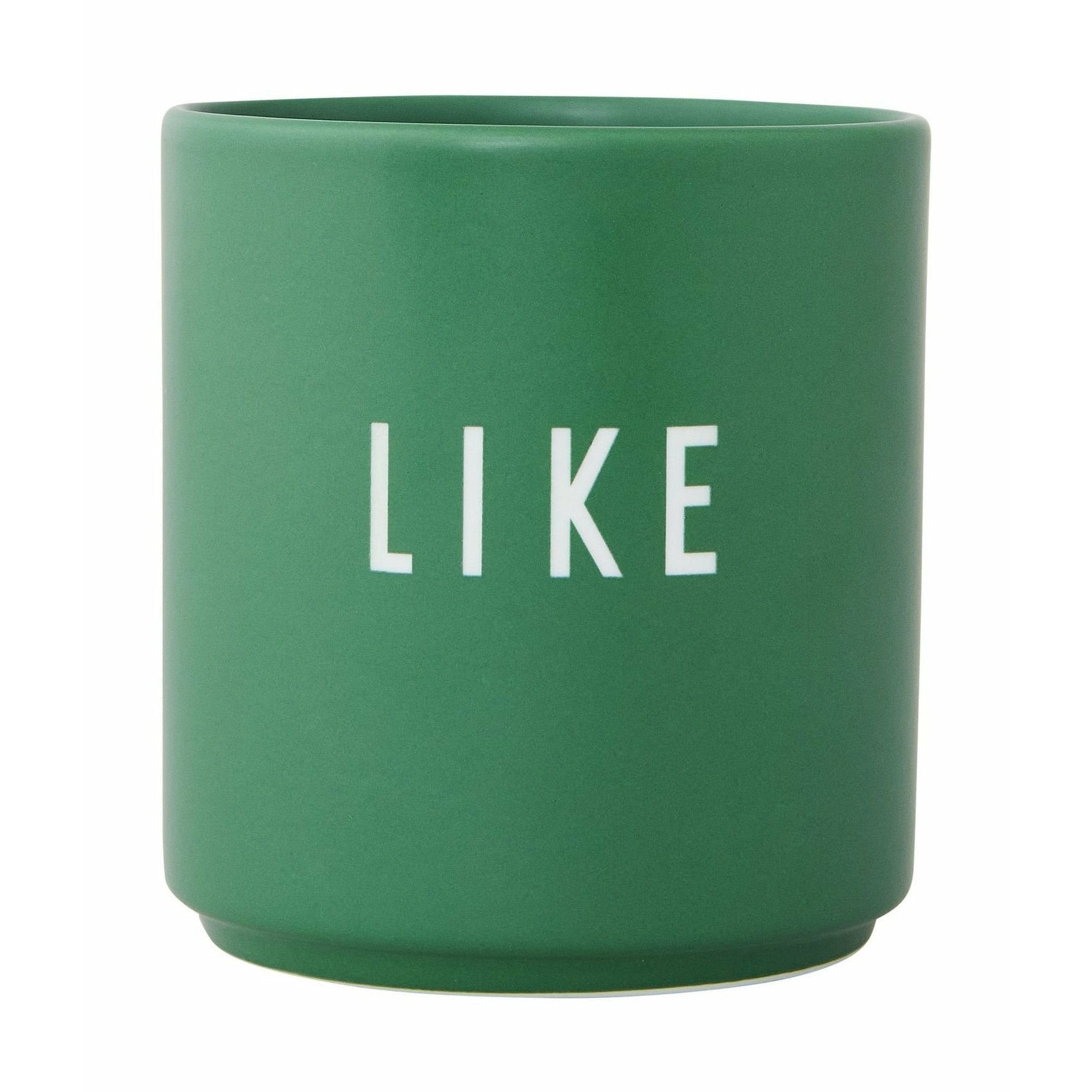 Design Letter's Favorite Mug Like, Grass Green