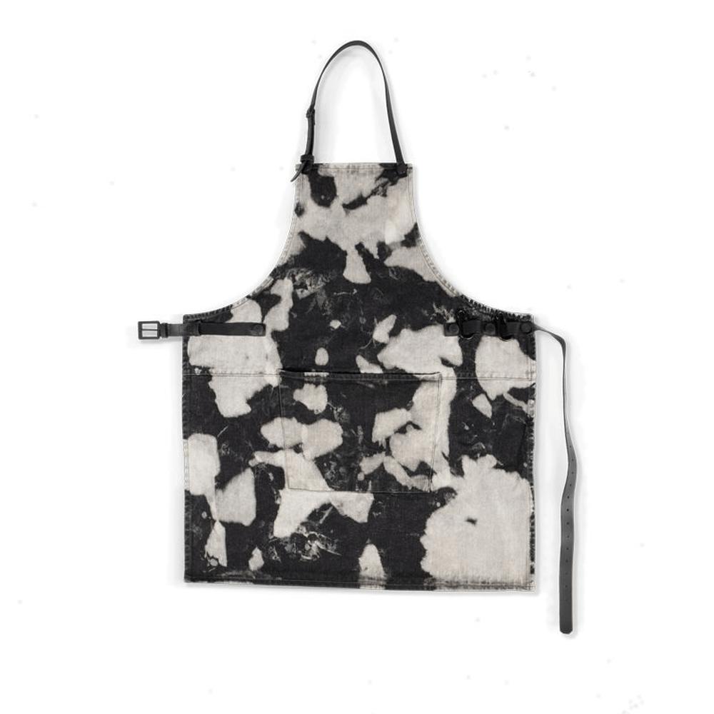 Dutchdeluxes Apron In Bbq Style, Black Stained