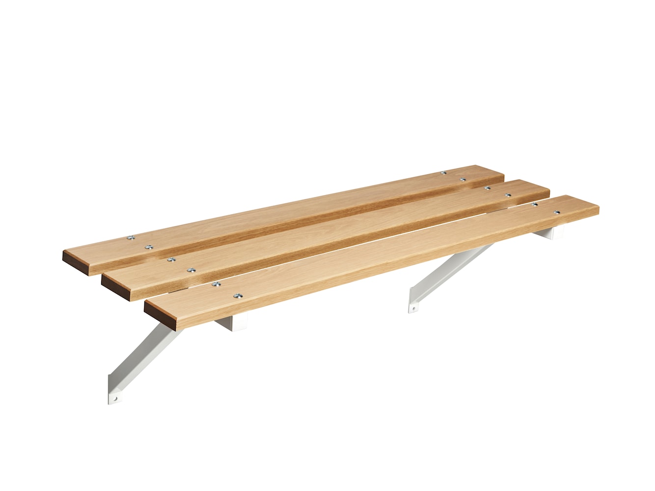 Essem Design Bench 67 Oak 45 Cm, White