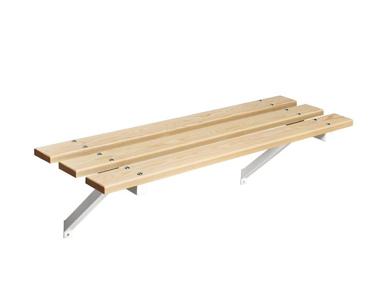 Essem Design Bench 67 Pine 45 Cm, White
