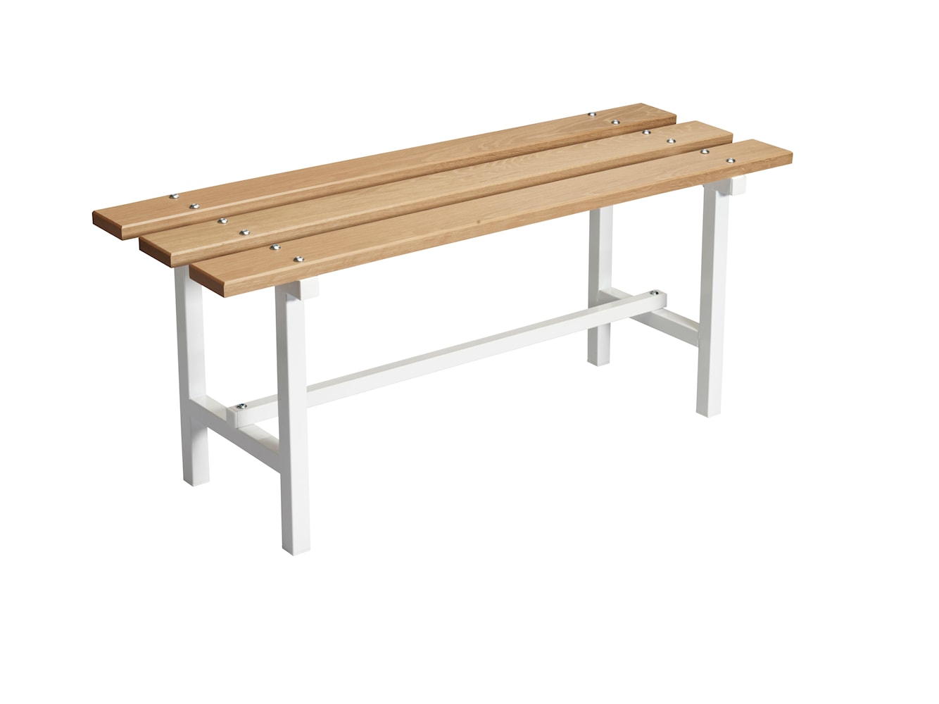 Essem Design Bench 68 Oak 45 Cm, White