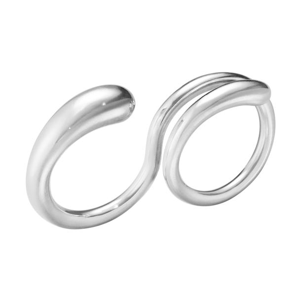 Georg Jensen Mercy, Double Ring Sterling Silver