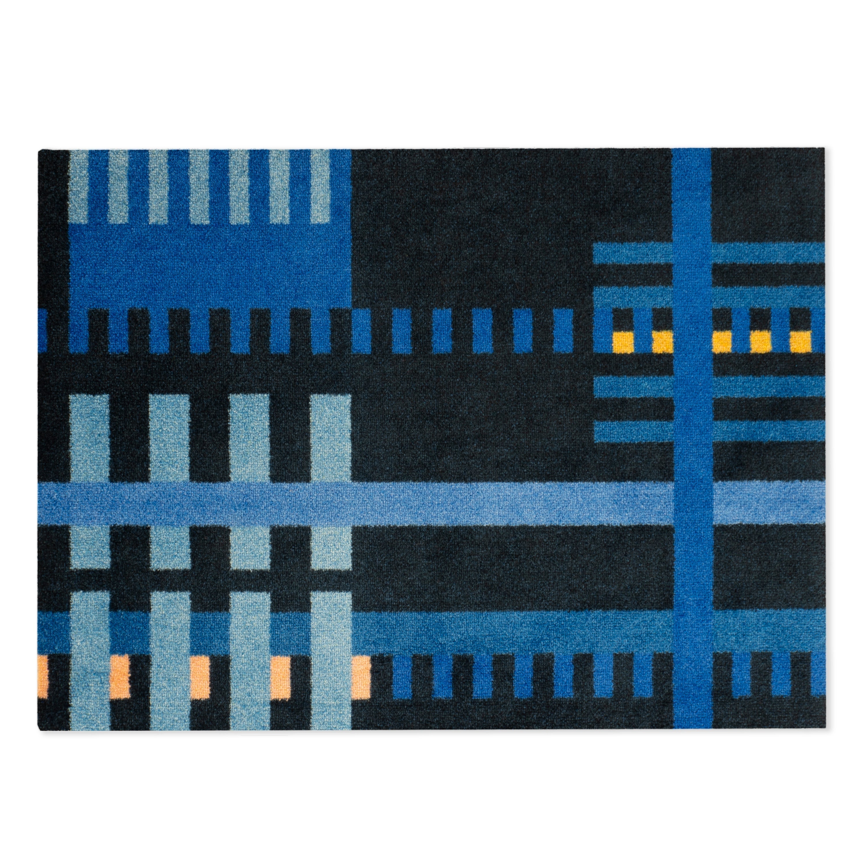 Heymat Doormat Loom Bauhaus Blue, 85x115cm