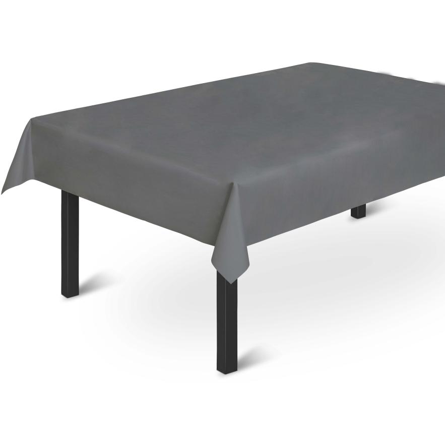 Juna Basic Acrylic Tablecloth Dark Grey, 140 Cm