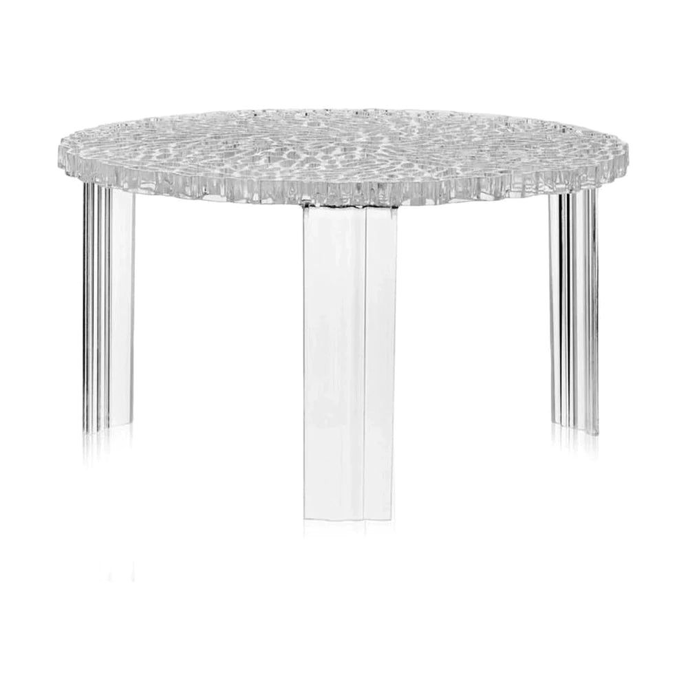 Kartell T Table Side Table 28 Cm, Crystal