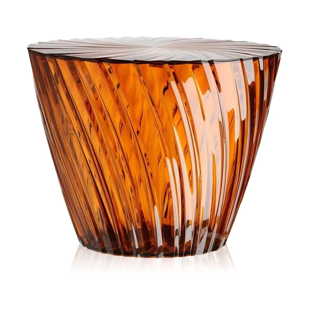Kartell Sparkle Side Table Low, Amber