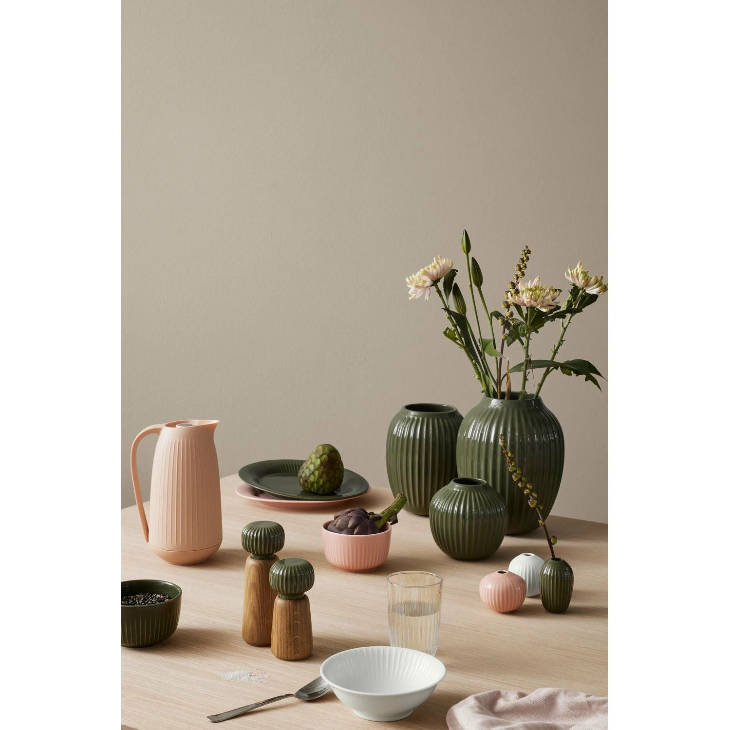Kähler Hammershøi Oval Bowl, Nude